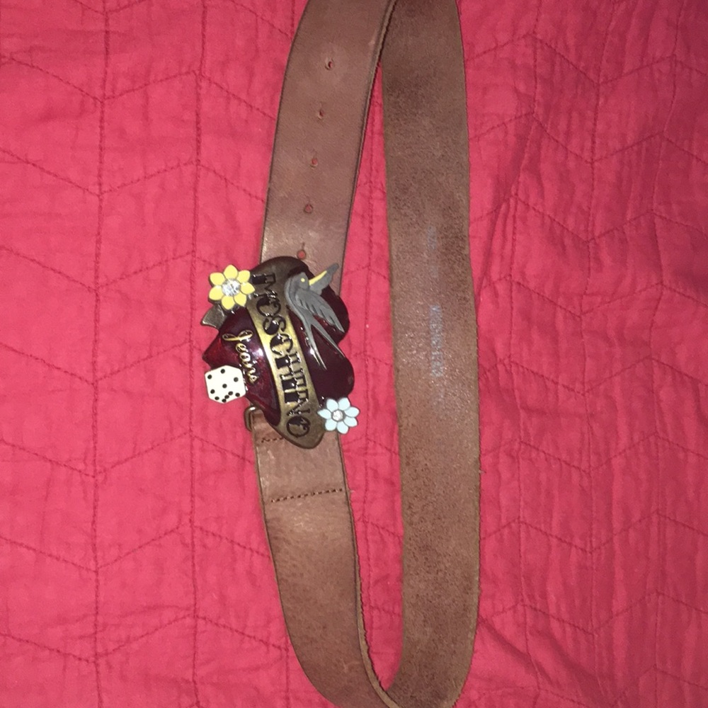 Moschino leather belt